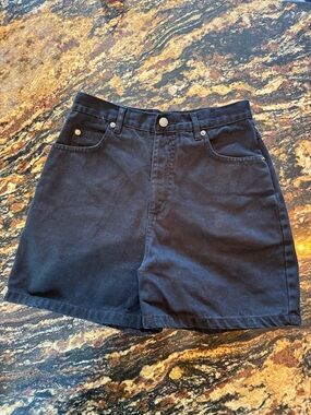 Honors Black Denim Shorts Size 6